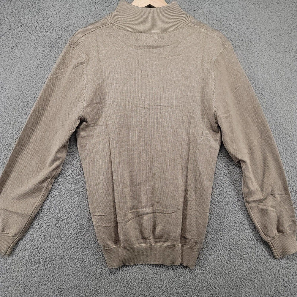 Coofandy sweater Mens Small Viscose beige‎ sweater 1/4 zip - Picture 3 of 16